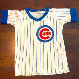 Vintage Cubs Youth Baseball Tee size Medium